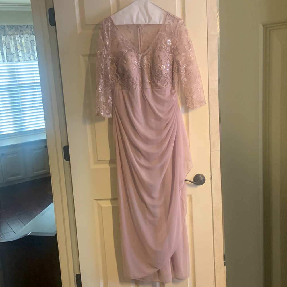 Dusty rose Mother of the bride dress